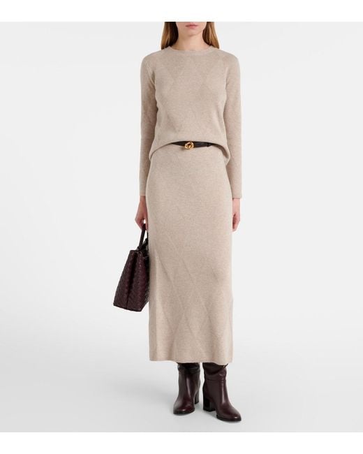 Max Mara Natural Baffo Cashmere Sweater