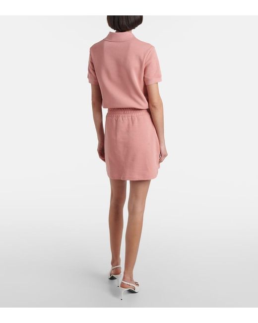 Dolce & Gabbana Pink Cotton Miniskirt