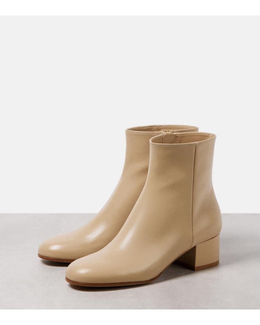 Stivaletti Joelle 45 di Gianvito Rossi in Natural