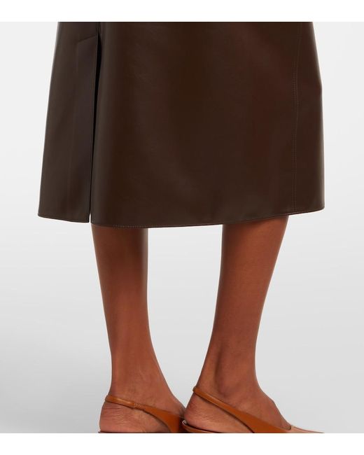 Max Mara Brown Midi Skirt
