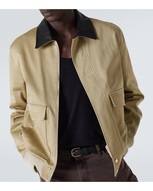 Wales Bonner Natural Shade Cotton Sateen Blouson for men