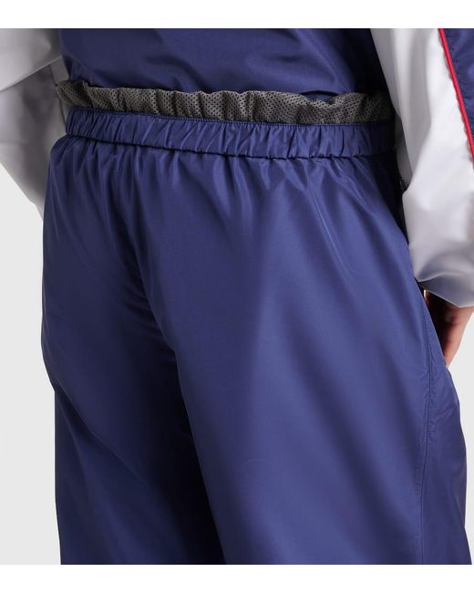 X New Balance Pantalones Deportivos De Popelin Miu Miu de color Blue