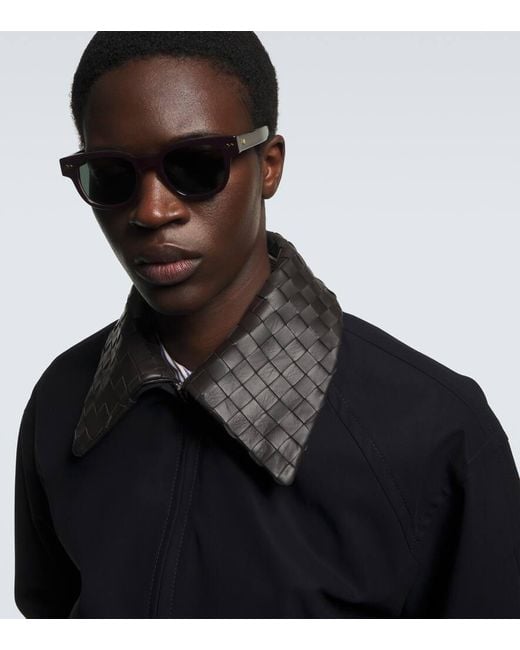 Bottega Veneta Brown Square Sunglasses for men