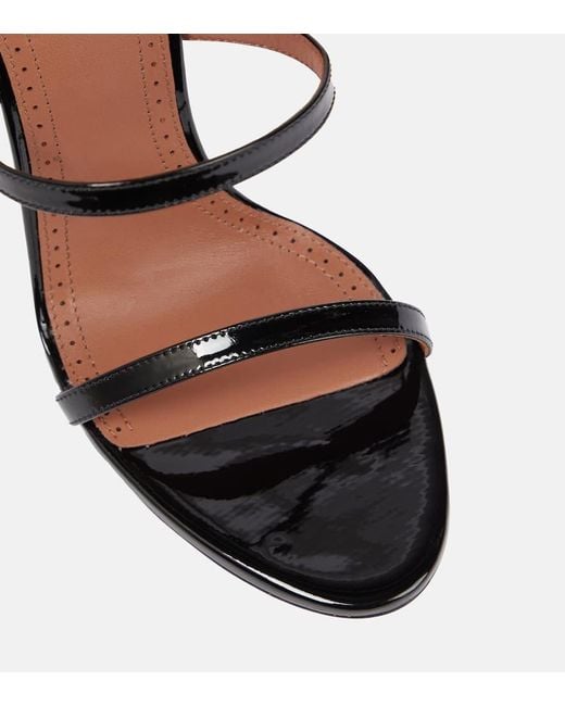 Alaïa Multicolor Alaia Cabaret Patent Leather Sandals