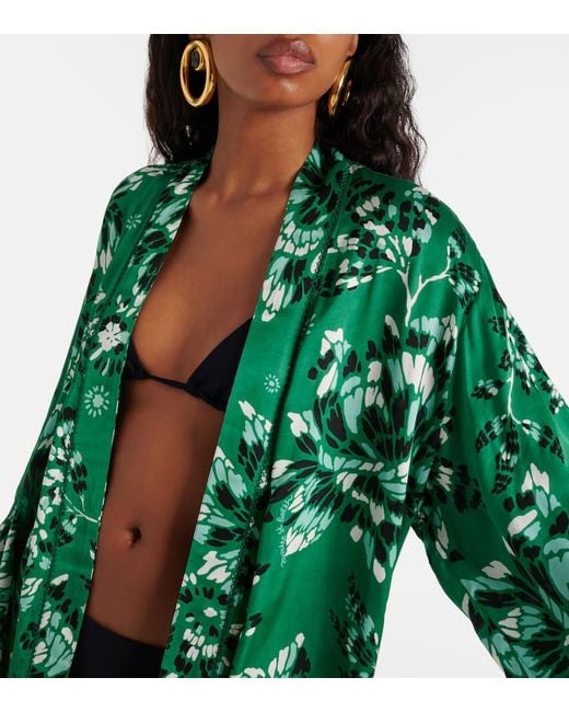 Poupette Green Bedrucktes Cover-up Erica