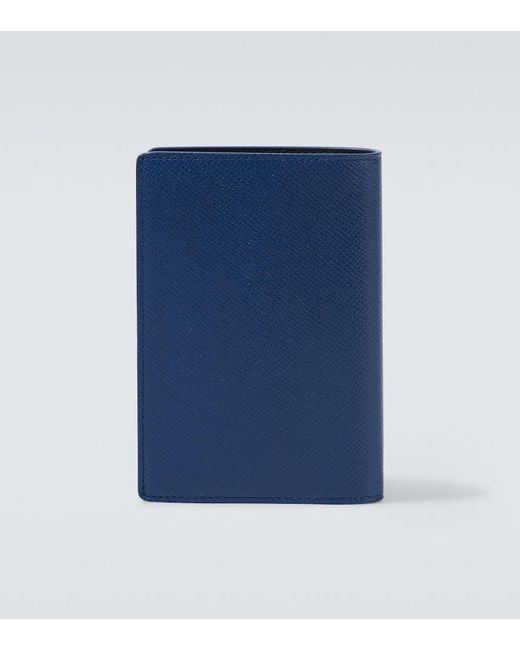 Balenciaga Blue Passport Wallet for men