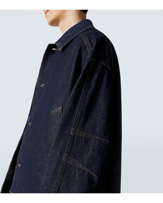 Dries Van Noten Blue Denim Jacket for men
