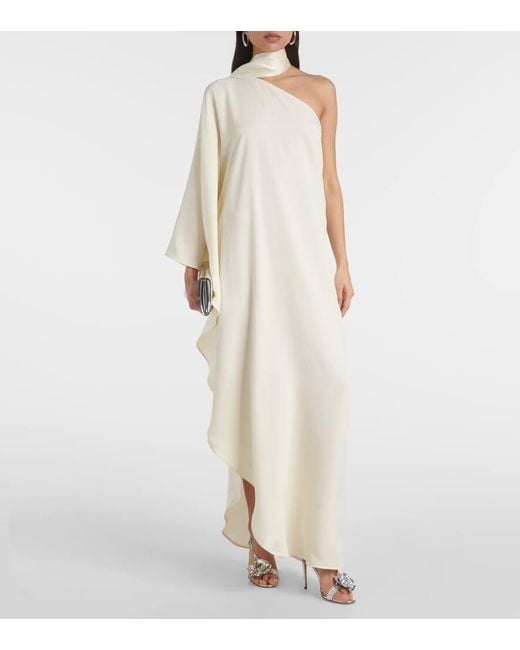 ‎Taller Marmo White Ubud Crepe Cady Gown