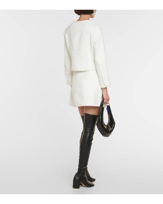Proenza Schouler White Label Cropped-Jacke Aus Tweed