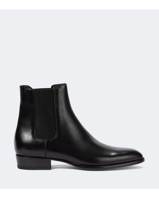 Saint Laurent Black Boots Shoes for men