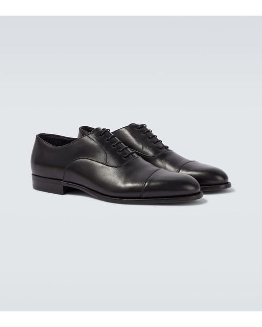 Dunhill Oxford-Schuhe Aus Leder in Black für Herren