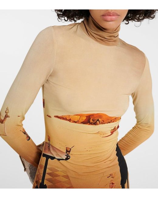 Rabanne Natural T-Shirt Viscose, Elastane