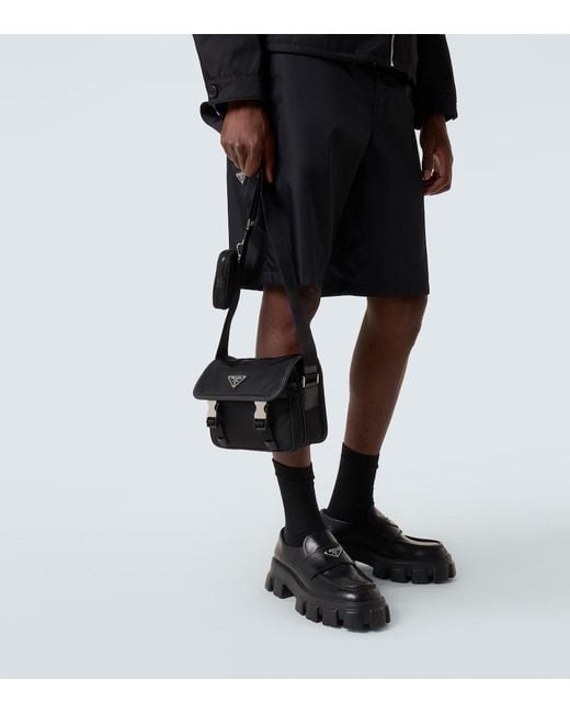 Prada Black Re-Nylon Shoulder Bag for men