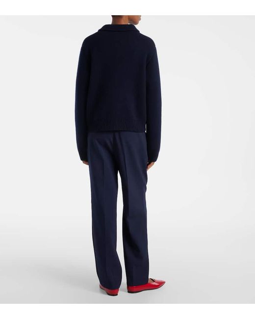Lisa Yang Blue Lynna Cashmere Cardigan