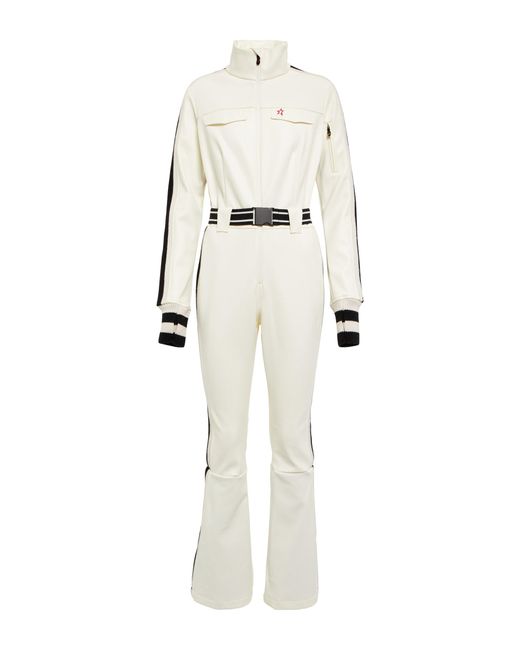 Perfect Moment Crystal Ski Suit in Natural | Lyst