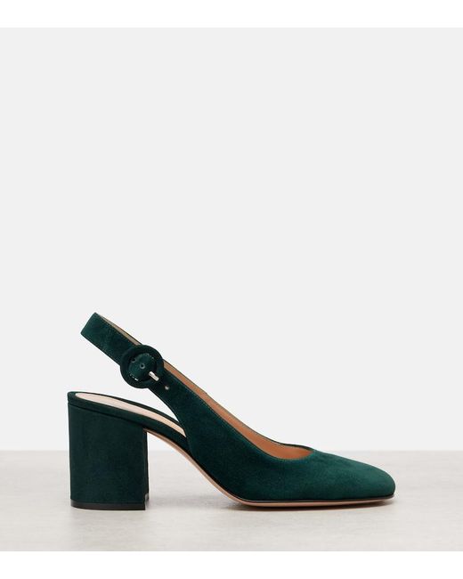 Pumps Slingback di Gianvito Rossi in Blue