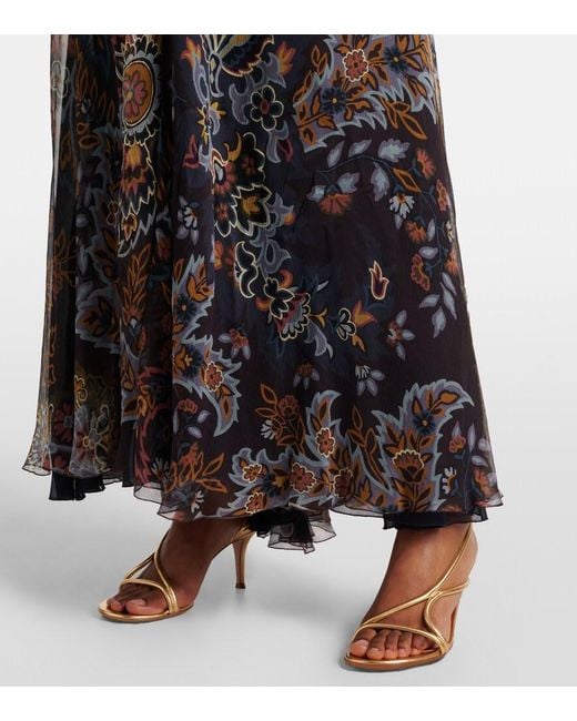 Gianvito Rossi Metallic Leather Sandals