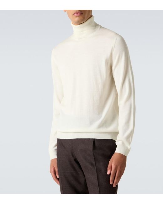Slowear White Virgin Wool Sweater for men