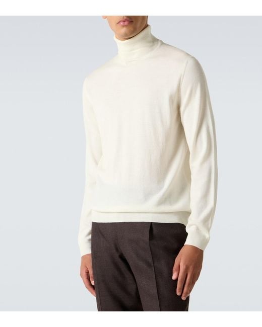 Slowear White Virgin Wool Sweater for men