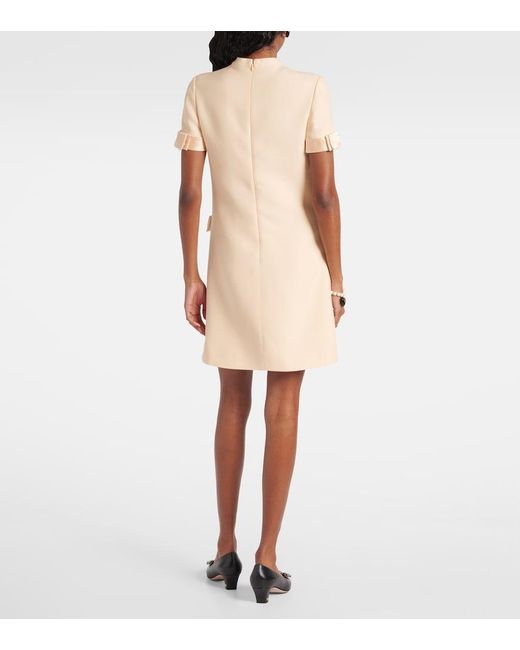 Valentino Natural Crepe Couture Minidress