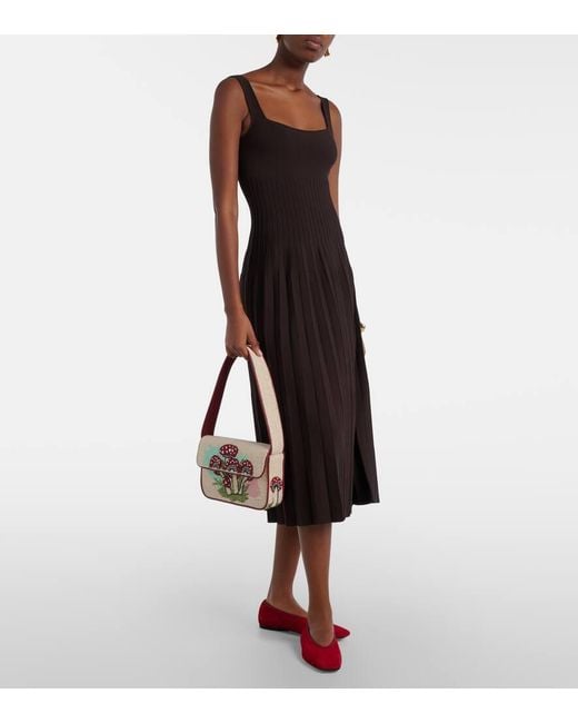 Staud Metallic Tommy Beaded Shoulder Bag