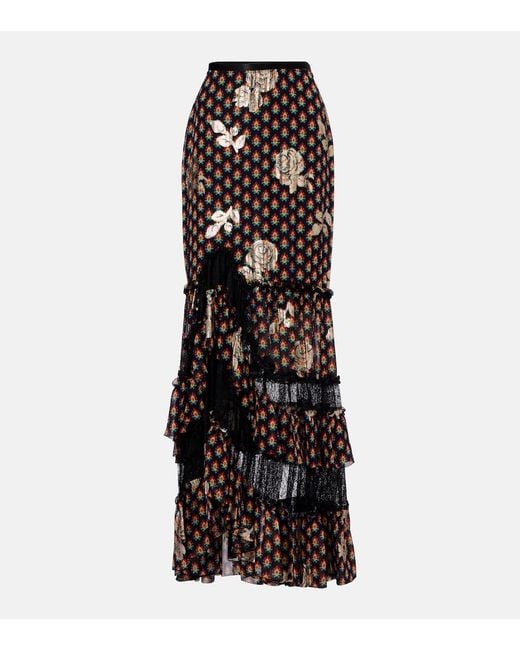 Gonna Lunga di Etro in Black