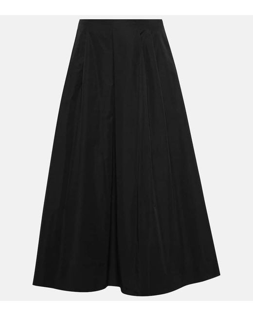 Falda larga Renoir plisada Max Mara de color Black
