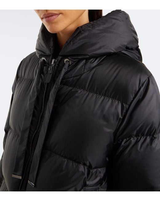Max Mara Black Technical Down Jacket