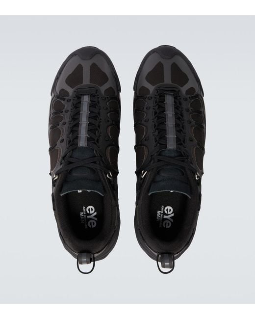 Junya Watanabe Black Oakley Mesh Sneakers for men
