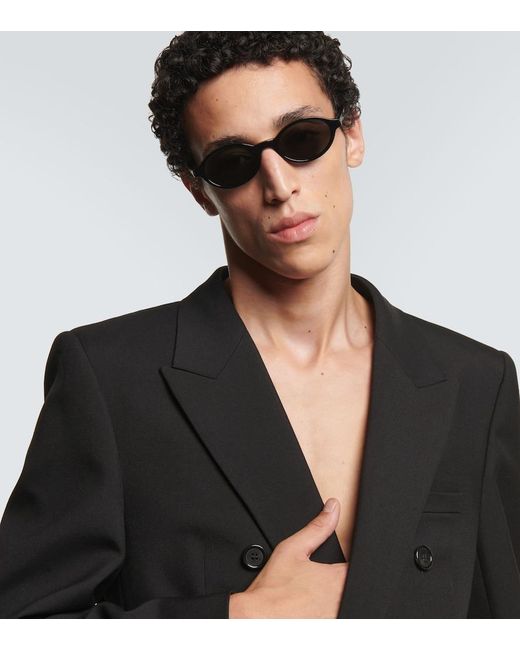 Saint Laurent Ovale Sonnenbrille Sl 751 Jeanne in Black für Herren