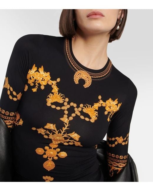 T-Shirt Ornament Moon di MARINE SERRE in Black