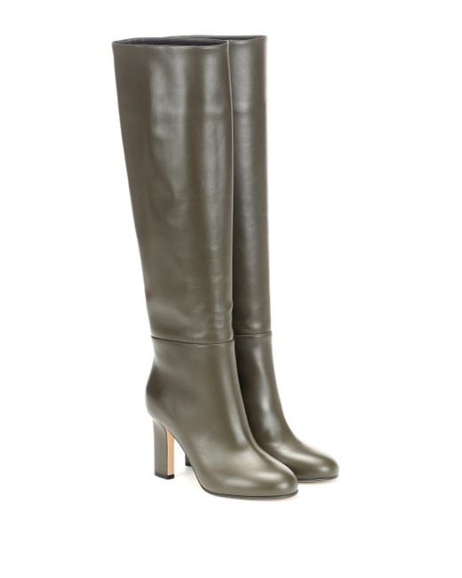 Victoria Beckham Multicolor Leather Knee-high Boots