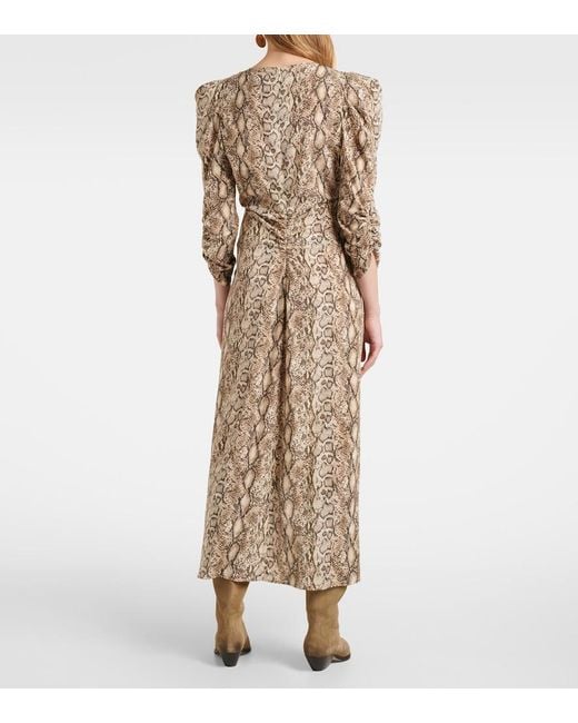 Isabel Marant Natural Mini Dress With Luxurious Blend For