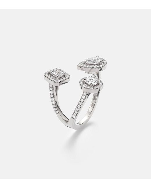 Messika Metallic My Twin Trilogy 18Kt Ring With Diamonds