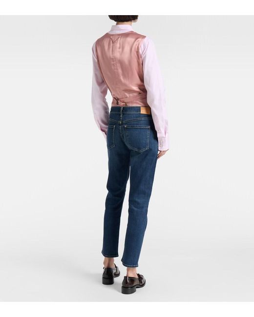 Citizens of Humanity Blue Emerson Mid-Rise Slim Jeans
