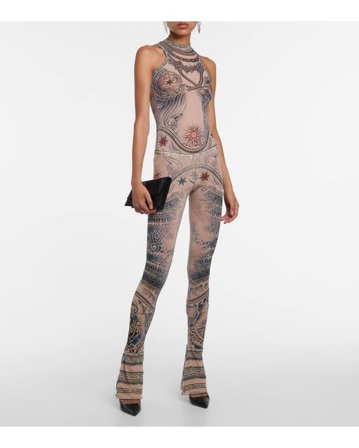 Body Tattoo Collection estampado Jean Paul Gaultier de color Multicolor