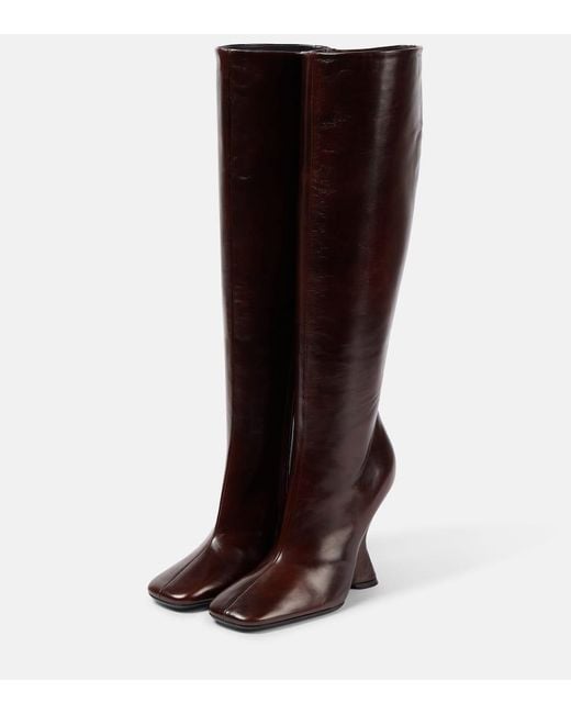 Dries Van Noten Brown Glove 105 Leather Ankle Boots