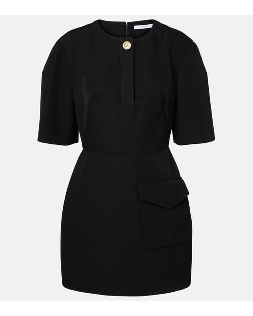 Givenchy Black Minikleid Aus Wolle