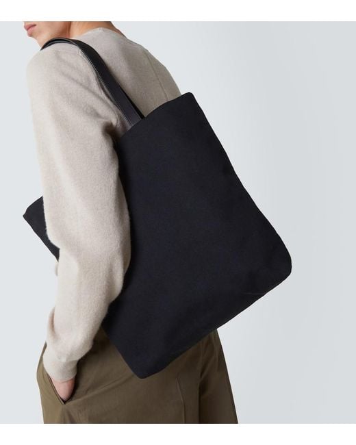 The Row Tote Bag Armory Mit Leder in Black für Herren