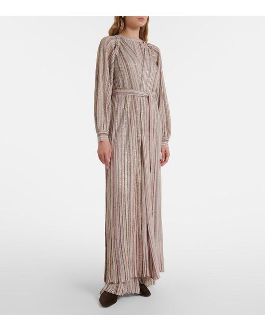 Missoni Multicolor Striped Lame Wrap Cardigan
