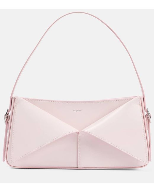 Coperni Pink Schultertasche Belt Aus Leder