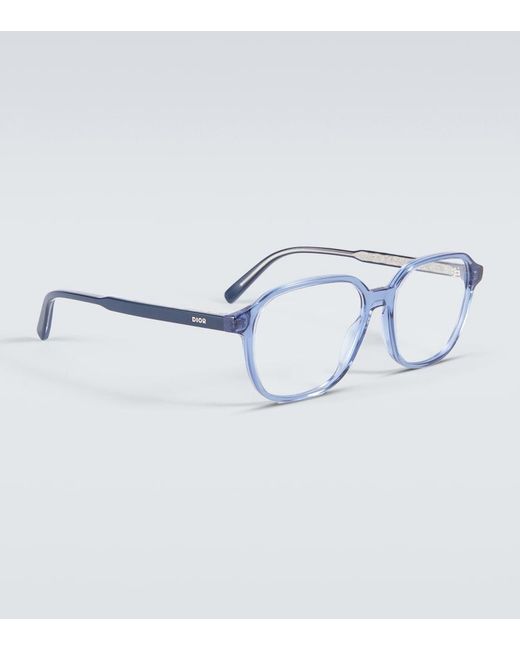 Dior Blue Indioro S3I Square Glasses for men