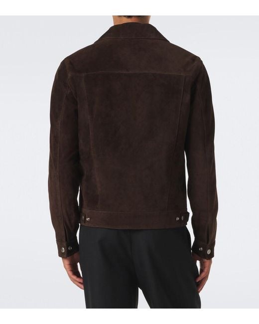 Arma Black Aruba Suede Jacket for men