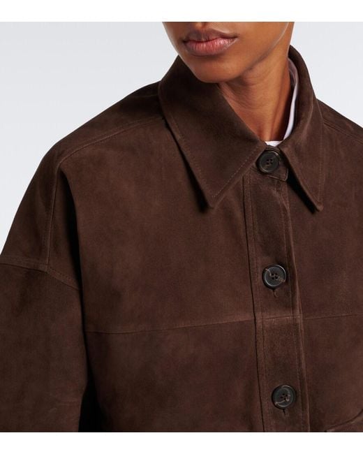 Arma Brown Kaylee Suede Shirt