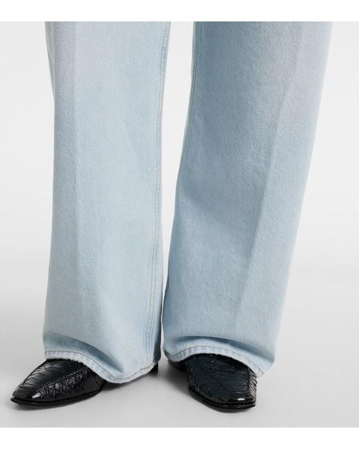 Citizens of Humanity Blue Ayla Wide-Leg Jeans