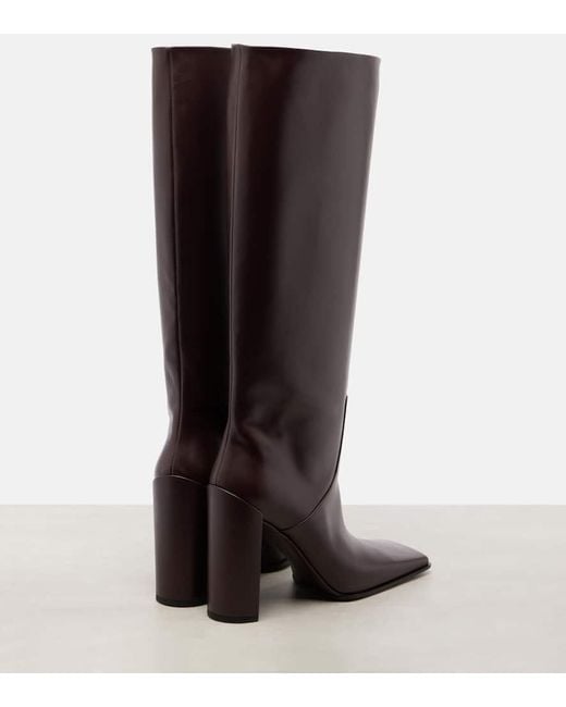 Alaïa Brown Stiefel Aus Leder