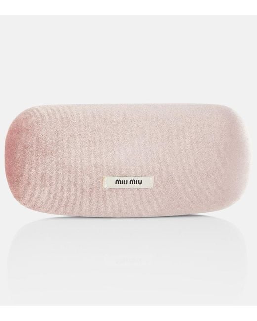 Miu Miu Brown Ovale Sonnenbrille