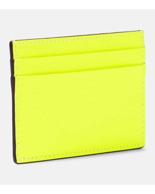 Gucci Yellow GG Leather Card Case