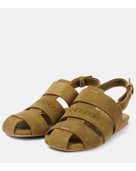 J.W. Anderson Brown Fisherman Leather Sandals