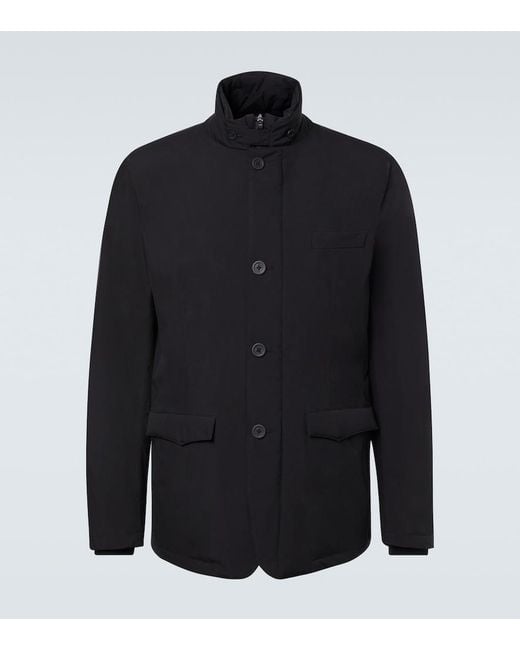 Herno Blue Down Jacket for men